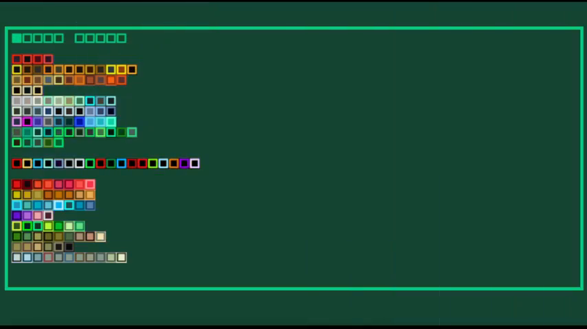 Full ANSI palette grid